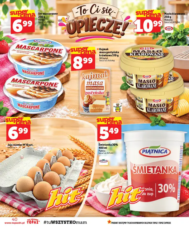 TOPAZ - gazetka promocyjna Gazetka od czwartku 29.10 do środy 04.11 - strona 40