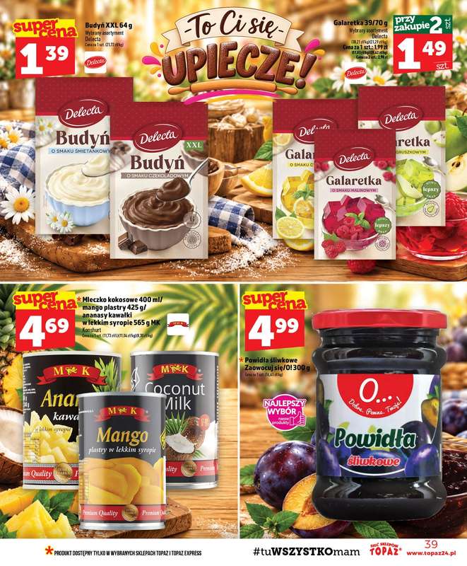 TOPAZ - gazetka promocyjna Gazetka od czwartku 29.10 do środy 04.11 - strona 39