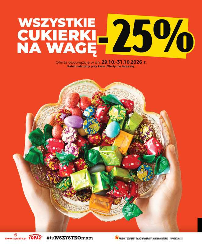 TOPAZ - gazetka promocyjna Gazetka od czwartku 29.10 do środy 04.11 - strona 6