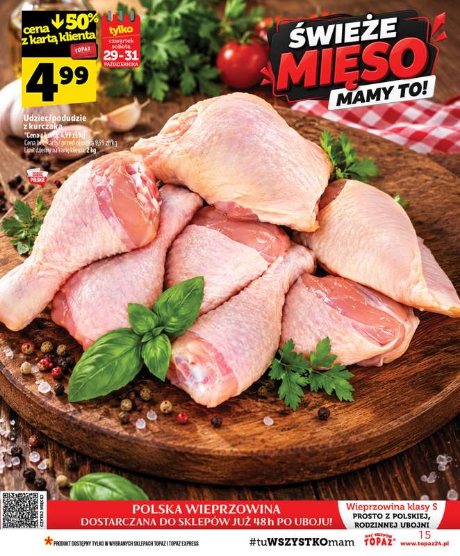 TOPAZ - gazetka promocyjna Gazetka od czwartku 29.10 do środy 04.11 - strona 15