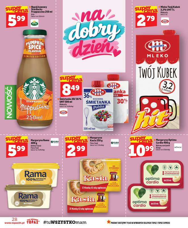 TOPAZ - gazetka promocyjna Gazetka od czwartku 29.10 do środy 04.11 - strona 28
