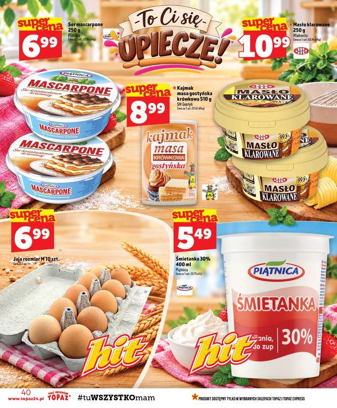 TOPAZ - gazetka promocyjna Gazetka od czwartku 29.10 do środy 04.11 - strona 40