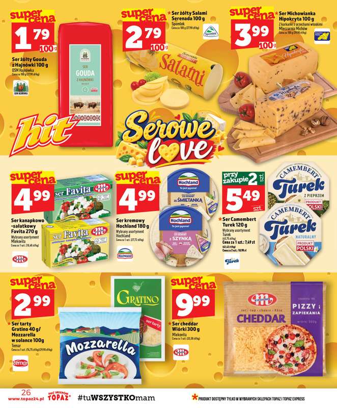 TOPAZ - gazetka promocyjna Gazetka od czwartku 29.10 do środy 04.11 - strona 26