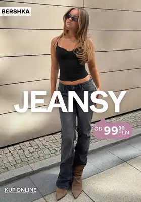 Bershka - gazetka promocyjna Jeansy damskie od 99,90 PLN od niedzieli 25.10 