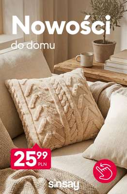 Sinsay - gazetka promocyjna Nowości do domu od piątku 23.10 do czwartku 29.10