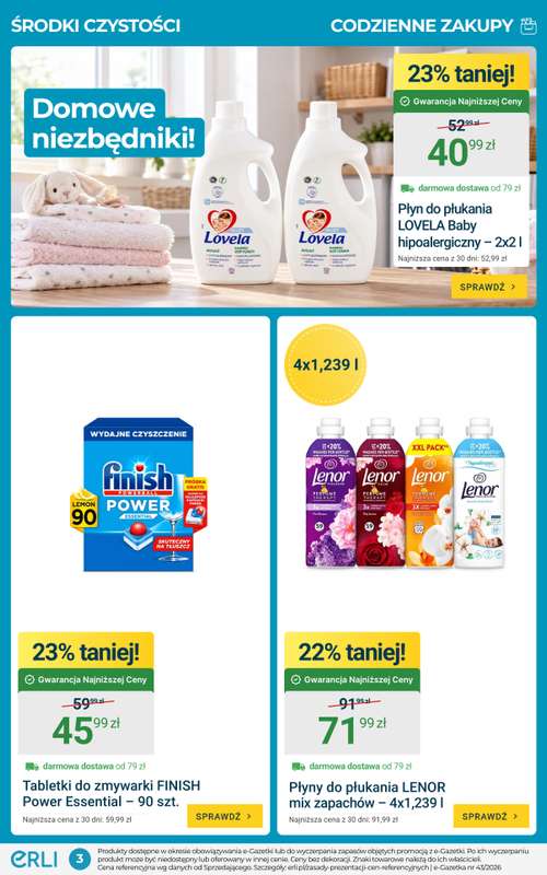 ERLI - gazetka promocyjna Gazetka od poniedziałku 26.10 do niedzieli 01.11 - strona 3