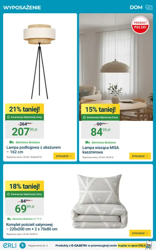 ERLI - gazetka promocyjna Gazetka od poniedziałku 26.10 do niedzieli 01.11 - strona 5