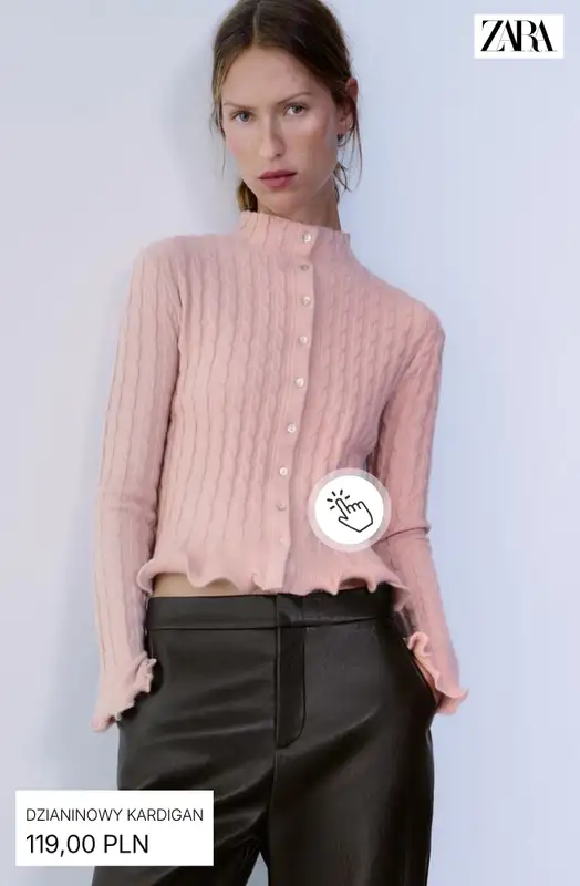 Zara - gazetka promocyjna Swetry z wysokim kołnierzem od niedzieli 25.10  - strona 12