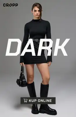 Cropp - gazetka promocyjna Kolekcja Dark dla niej od poniedziałku 26.10 