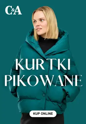 C&A - gazetka promocyjna Kurtki pikowane od niedzieli 25.10 