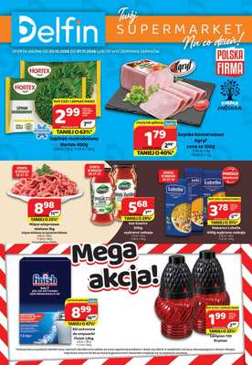 Delfin - gazetka promocyjna Gazetka od piątku 23.10 do niedzieli 01.11