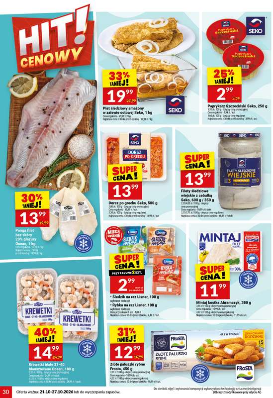 Twój Market - gazetka promocyjna Gazetka od środy 21.10 do wtorku 27.10 - strona 30