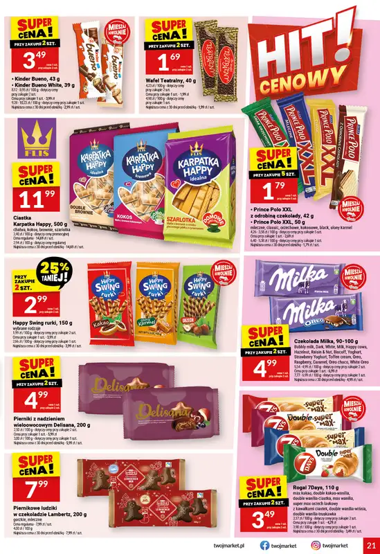 Twój Market - gazetka promocyjna Gazetka od środy 21.10 do wtorku 27.10 - strona 21
