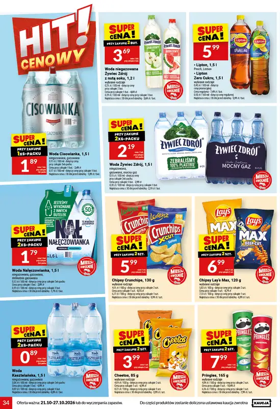 Twój Market - gazetka promocyjna Gazetka od środy 21.10 do wtorku 27.10 - strona 34