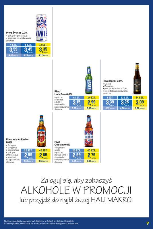 Makro - gazetka promocyjna Kupujesz więcej płacisz mniej od wtorku 27.10 do poniedziałku 23.11 - strona 9