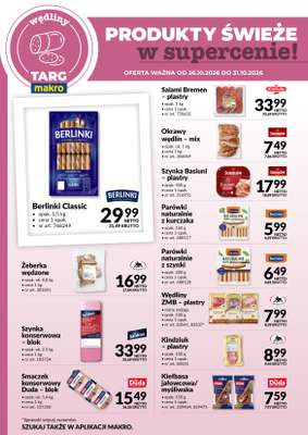 Makro - gazetka promocyjna Targ MAKRO - oferta świeża w super cenach! od poniedziałku 26.10 do soboty 31.10 - strona 3