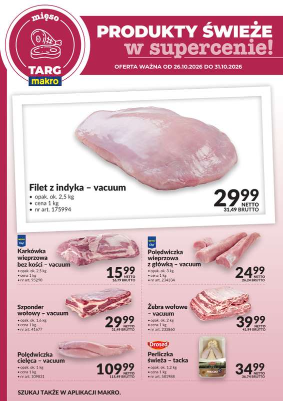 Makro - gazetka promocyjna Targ MAKRO - oferta świeża w super cenach! od poniedziałku 26.10 do soboty 31.10 - strona 2