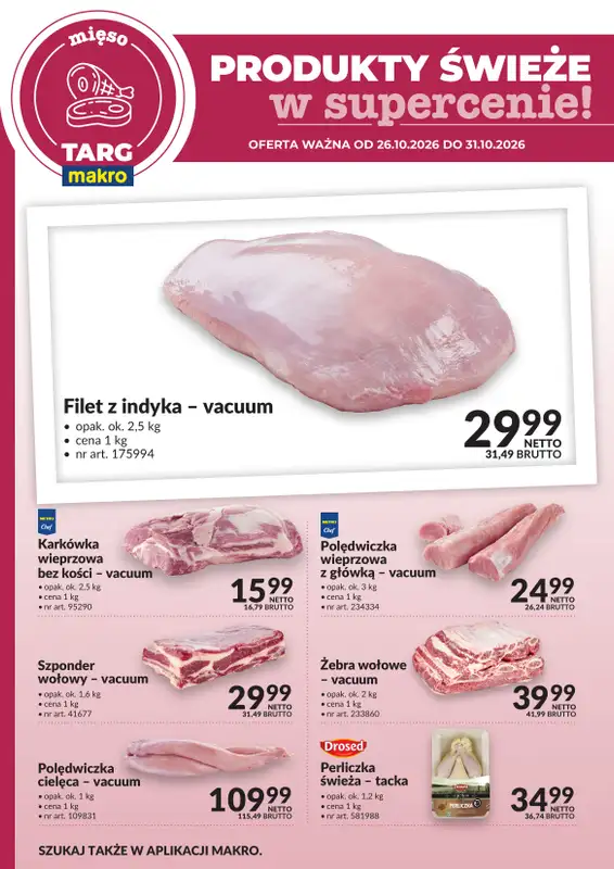 Makro - gazetka promocyjna Targ MAKRO - oferta świeża w super cenach!   - strona 2
