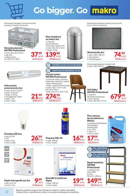 Makro - gazetka promocyjna Mega oferty dla twojego sklepu od wtorku 27.10 do poniedziałku 09.11 - strona 19