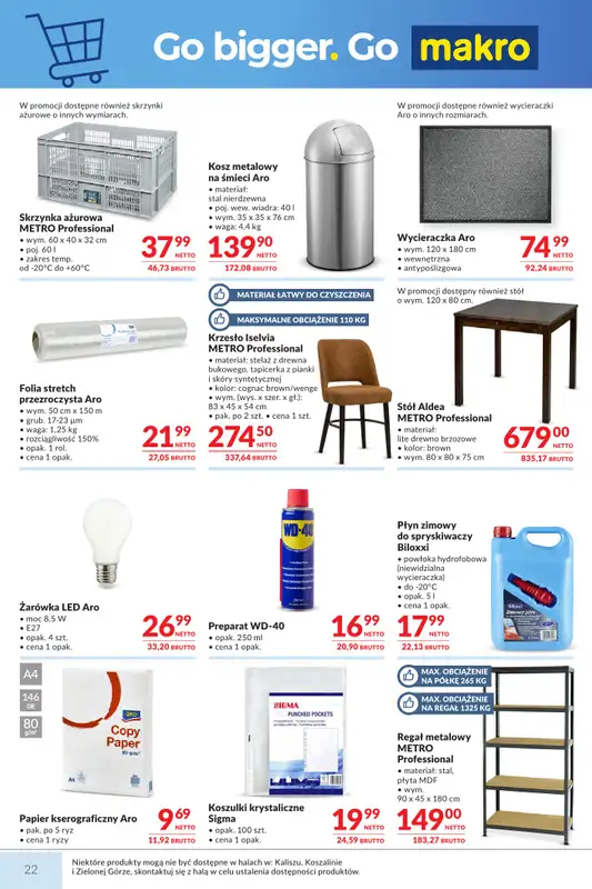 Makro - gazetka promocyjna Mega oferty dla twojego sklepu od wtorku 27.10 do poniedziałku 09.11 - strona 19