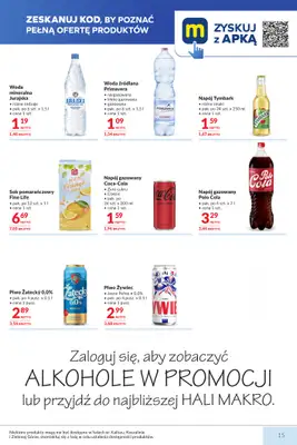 Makro - gazetka promocyjna Mega oferty dla twojego sklepu od wtorku 27.10 do poniedziałku 09.11 - strona 15