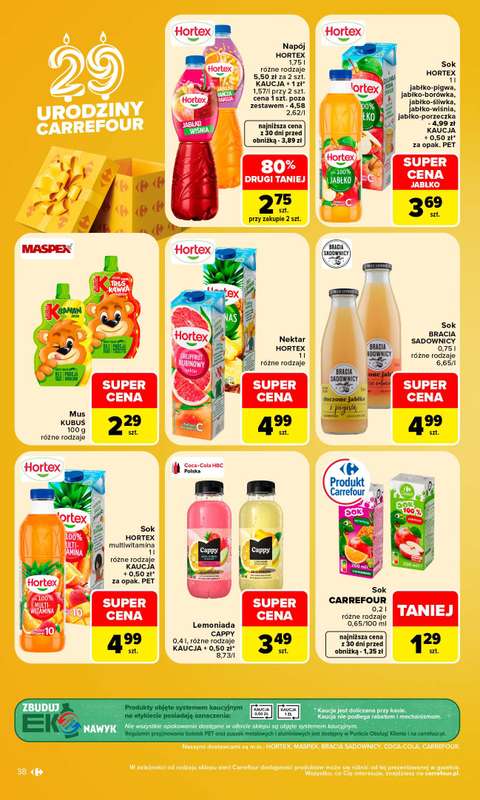 Carrefour - gazetka promocyjna Gazetka Carrefour od poniedziałku od poniedziałku 26.10 do soboty 31.10 - strona 40