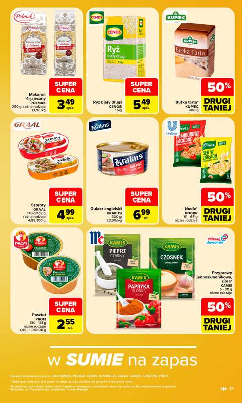 Carrefour - gazetka promocyjna Gazetka Carrefour od poniedziałku od poniedziałku 26.10 do soboty 31.10 - strona 35