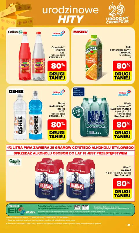 Carrefour - gazetka promocyjna Gazetka Carrefour od poniedziałku od poniedziałku 26.10 do soboty 31.10 - strona 7