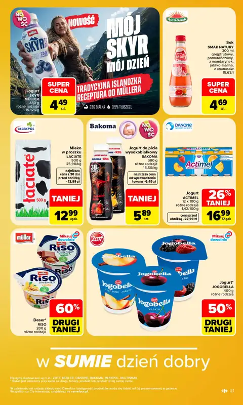 Carrefour - gazetka promocyjna Gazetka Carrefour od poniedziałku od poniedziałku 26.10 do soboty 31.10 - strona 23