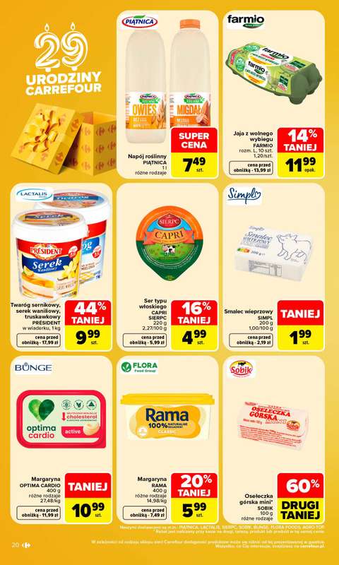 Carrefour - gazetka promocyjna Gazetka Carrefour od poniedziałku od poniedziałku 26.10 do soboty 31.10 - strona 22