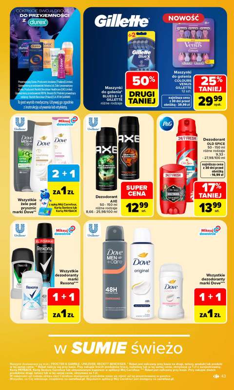 Carrefour - gazetka promocyjna Gazetka Carrefour od poniedziałku od poniedziałku 26.10 do soboty 31.10 - strona 45
