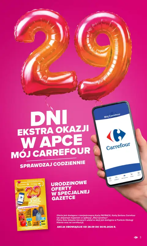 Carrefour - gazetka promocyjna Gazetka Carrefour od poniedziałku od poniedziałku 26.10 do soboty 31.10 - strona 3