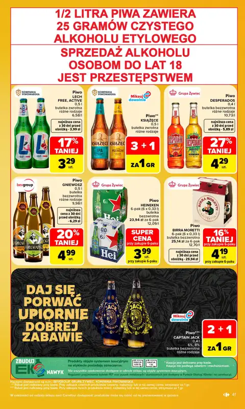 Carrefour - gazetka promocyjna Gazetka Carrefour od poniedziałku od poniedziałku 26.10 do soboty 31.10 - strona 43