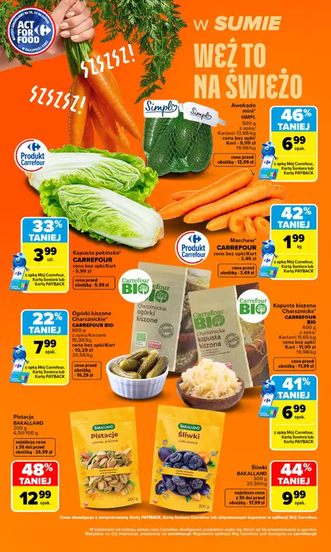 Carrefour - gazetka promocyjna Gazetka Weź to na świeżo od poniedziałku 26.10 do soboty 31.10 - strona 4