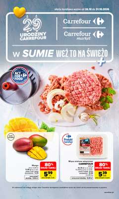 Carrefour - gazetka promocyjna Gazetka Weź to na świeżo od poniedziałku 26.10 do soboty 31.10