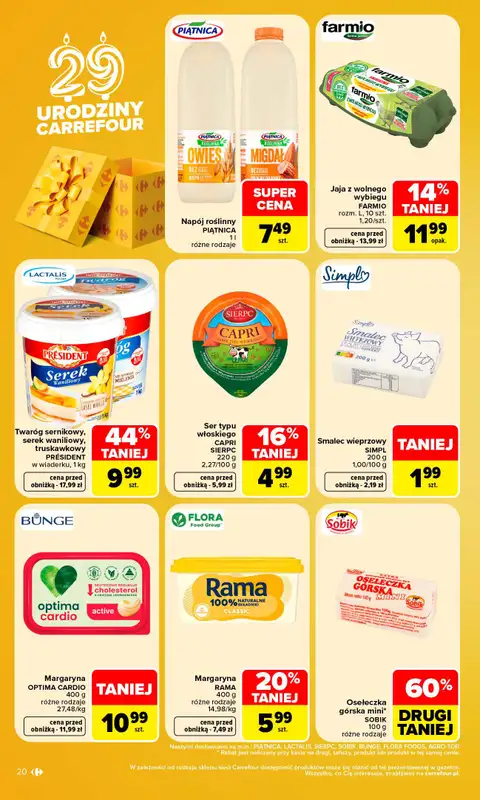 Carrefour Market - gazetka promocyjna Gazetka Carrefour Market od poniedziałku od poniedziałku 26.10 do soboty 31.10 - strona 22
