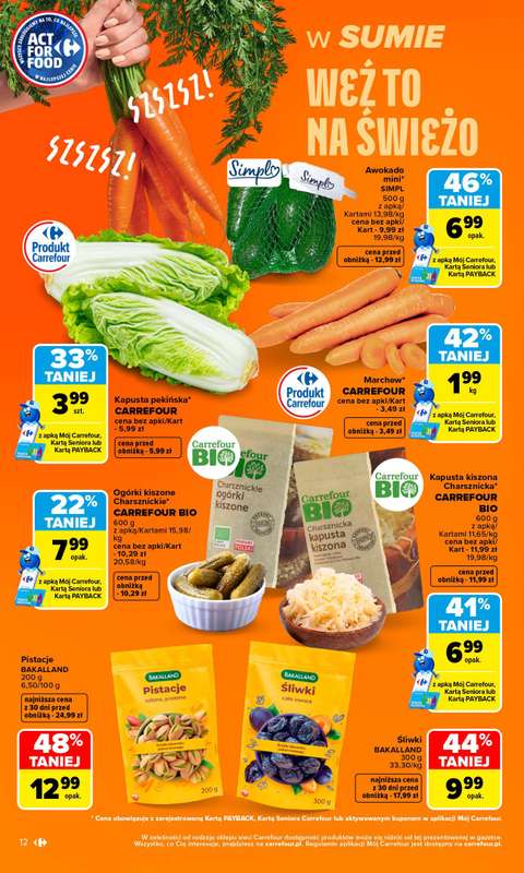 Carrefour Market - gazetka promocyjna Gazetka Carrefour Market od poniedziałku od poniedziałku 26.10 do soboty 31.10 - strona 12