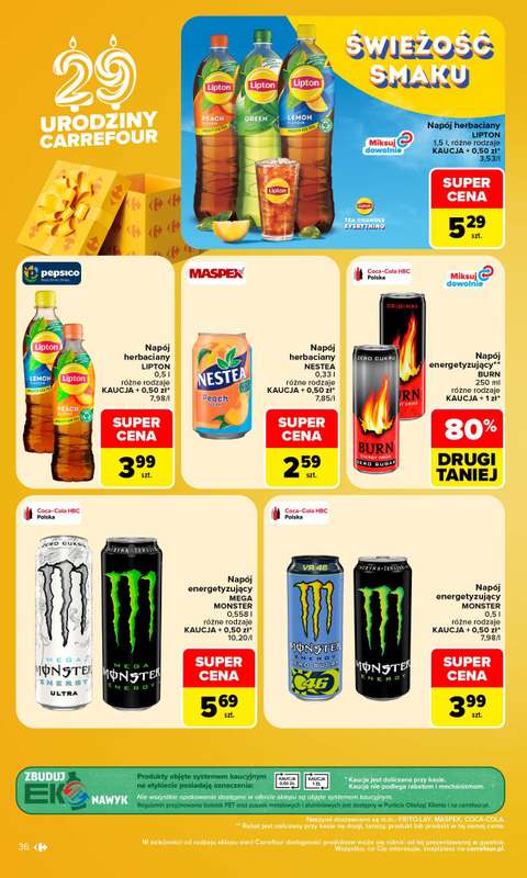 Carrefour Market - gazetka promocyjna Gazetka Carrefour Market od poniedziałku od poniedziałku 26.10 do soboty 31.10 - strona 38