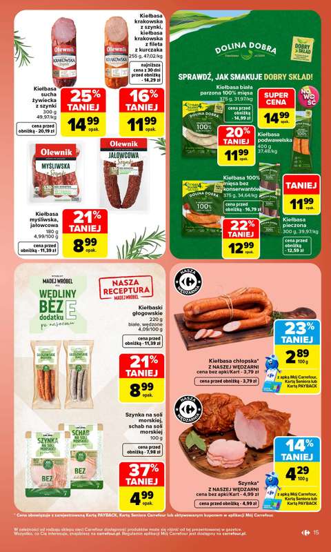 Carrefour Market - gazetka promocyjna Gazetka Carrefour Market od poniedziałku od poniedziałku 26.10 do soboty 31.10 - strona 17