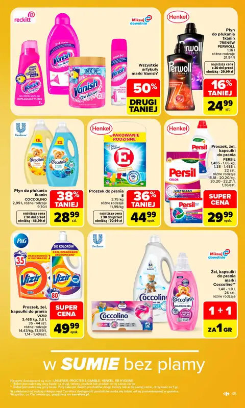 Carrefour Market - gazetka promocyjna Gazetka Carrefour Market od poniedziałku od poniedziałku 26.10 do soboty 31.10 - strona 47