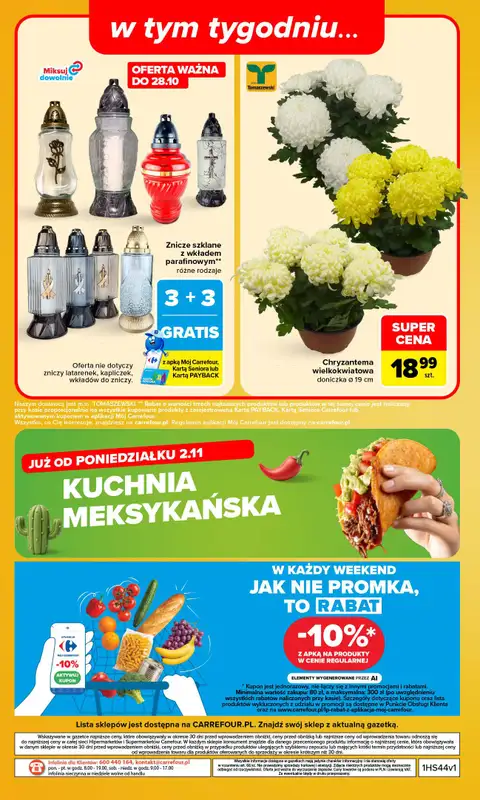 Carrefour Market - gazetka promocyjna Gazetka Carrefour Market od poniedziałku od poniedziałku 26.10 do soboty 31.10 - strona 50