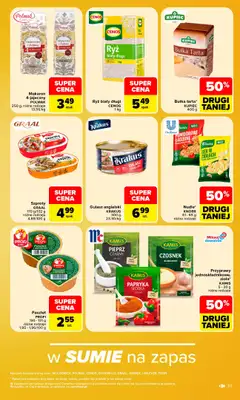 Carrefour Market - gazetka promocyjna Gazetka Carrefour Market od poniedziałku od poniedziałku 26.10 do soboty 31.10 - strona 35
