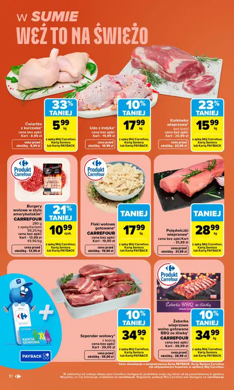 Carrefour Market - gazetka promocyjna Gazetka Carrefour Market od poniedziałku od poniedziałku 26.10 do soboty 31.10 - strona 10