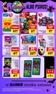 Carrefour Market - gazetka promocyjna Gazetka W sumie Halloweenowo od poniedziałku 26.10 do soboty 31.10 - strona 5