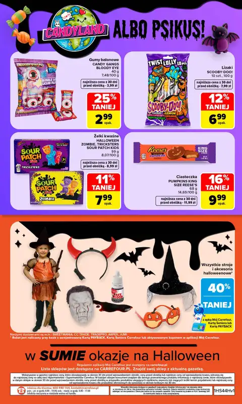 Carrefour Market - gazetka promocyjna Gazetka W sumie Halloweenowo od poniedziałku 26.10 do soboty 31.10 - strona 7