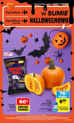Carrefour Market - gazetka promocyjna Gazetka W sumie Halloweenowo od poniedziałku 26.10 do soboty 31.10