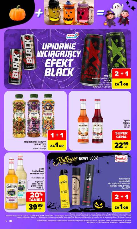 Carrefour Market - gazetka promocyjna Gazetka W sumie Halloweenowo od poniedziałku 26.10 do soboty 31.10 - strona 6