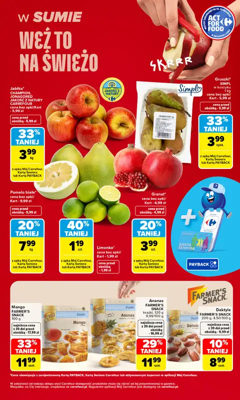 Carrefour Market - gazetka promocyjna Gazetka Weź to na świeżo od poniedziałku 26.10 do soboty 31.10 - strona 5