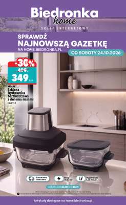 Biedronka Home - gazetka promocyjna Najlepsze oferty od soboty 24.10 do piątku 25.12