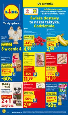 Lidl - gazetka promocyjna Oferta od czwartku od czwartku 22.10 do soboty 24.10